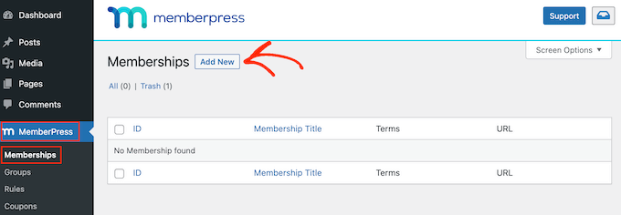 Adding membership levels to your WordPress website 为您的 WordPress 网站添加会员级别
